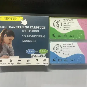 reusable silicone earplugs – noise cancelling for sleep, swim & travel