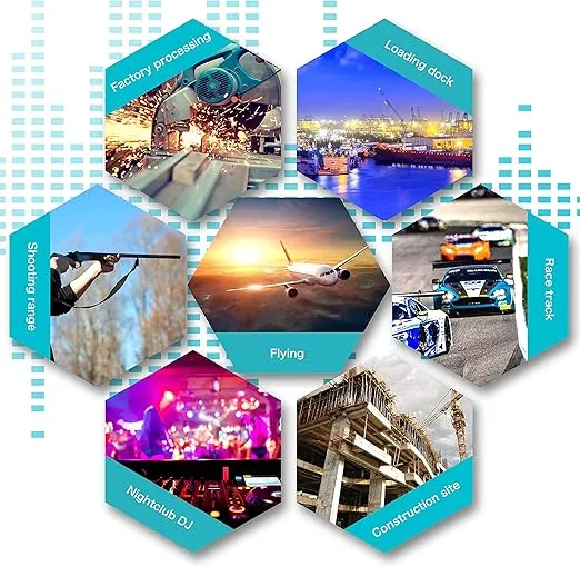 reusable silicone earplugs – noise cancelling for sleep, swim & travel