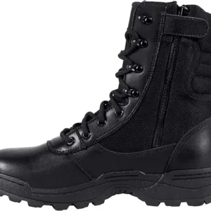 RIELD Men’s Tactical Combat Boots – side zip military-style footwear with slip-resistant sole for hiking, security, or rugged outdoor use in the UAE.