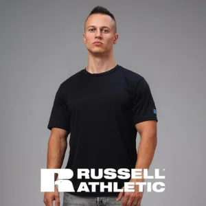 russell athletic men’s white t shirt xl | classic crew neck activewear for sports & casual wear