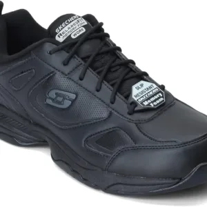 Skechers Dighton Work Shoes for Men – durable slip-resistant footwear with cushioned comfort, ideal for food service, kitchens, and hospitality use in the UAE.