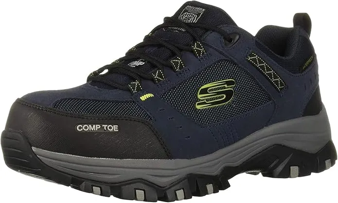 Skechers Men’s Greetah Industrial Safety Shoes – slip-resistant, reinforced toe, and rugged design for tough construction and warehouse jobs in the UAE.