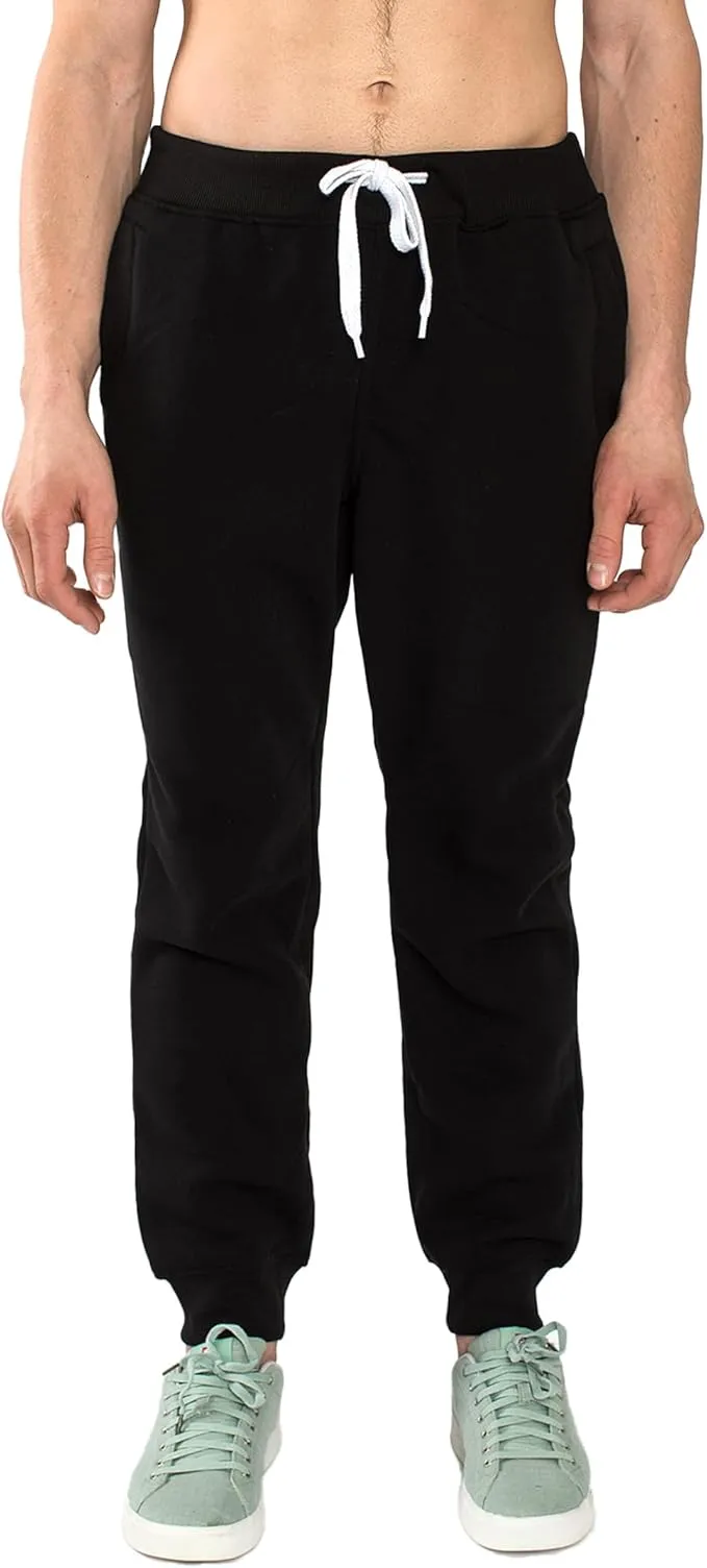 southpole men’s fleece jogger sweatpants | comfortable casual & athletic lounge pants