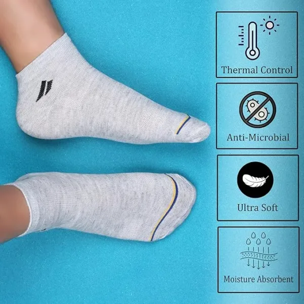 unisex ankle socks | solid color cotton socks for men & women
