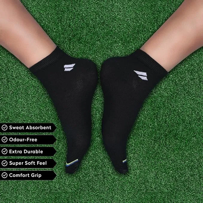 unisex ankle socks | solid color cotton socks for men & women