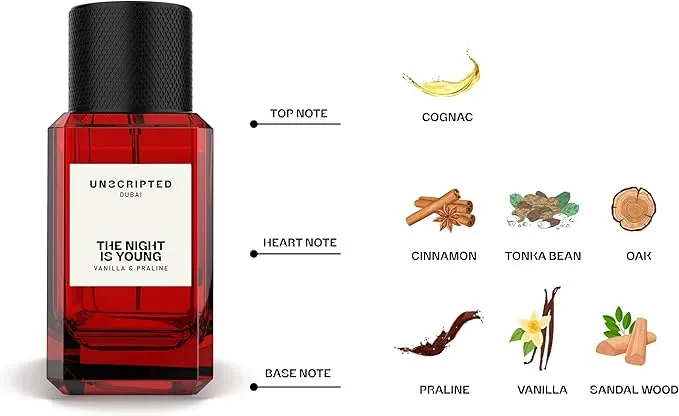 unscripted luxury perfume – the night is young | long lasting fragrance