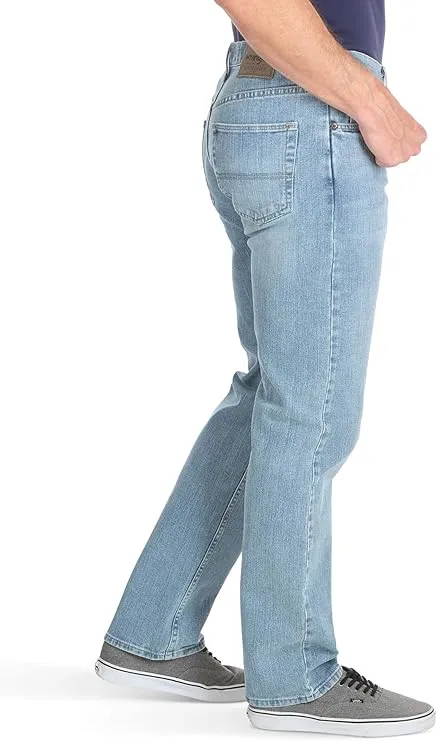 wrangler authentics big & tall men’s jeans | classic regular fit flex denim