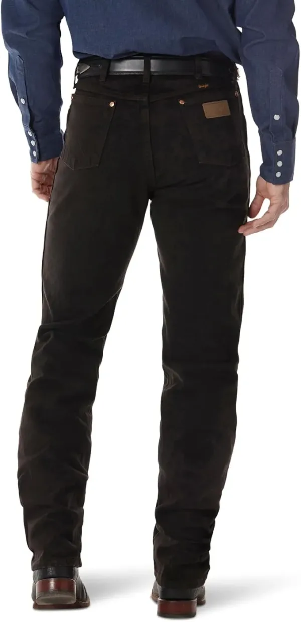 wrangler big & tall cowboy cut jeans for men | original fit western denim pants