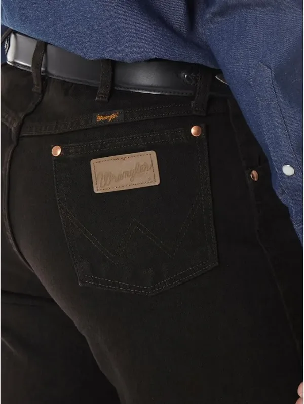 wrangler big & tall cowboy cut jeans for men | original fit western denim pants