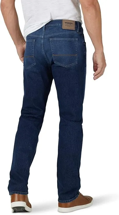 wrangler men’s athletic fit jeans | stretch denim pants for comfort & casual wear