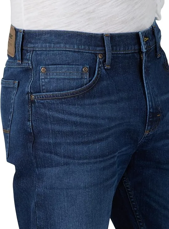 wrangler men’s athletic fit jeans | stretch denim pants for comfort & casual wear