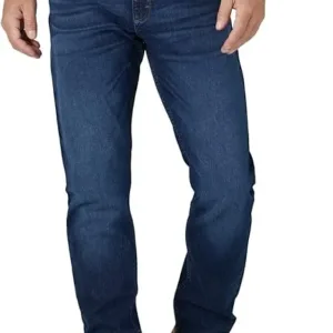 Wrangler Men’s Athletic Fit Jeans – Stretch Denim Pants for Men, Comfortable Slim Fit Jeans Ideal for Casual Outfits & Everyday Wear.