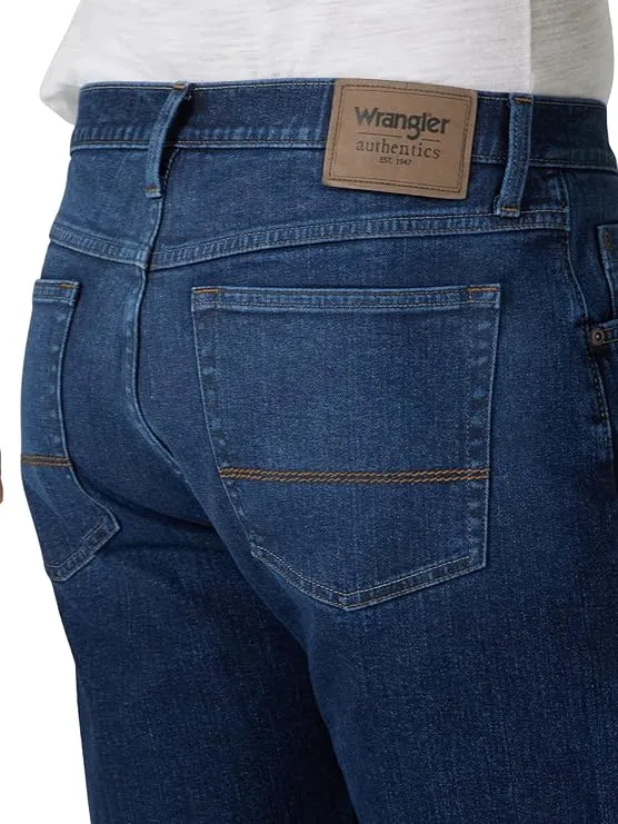 wrangler men’s athletic fit jeans | stretch denim pants for comfort & casual wear
