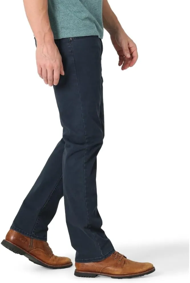 wrangler men’s authentics slim straight jeans | comfortable denim for casual & everyday wear