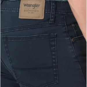 wrangler men’s authentics slim straight jeans | comfortable denim for casual & everyday wear