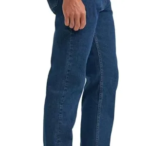 wrangler men’s classic 5 pocket jeans | authentics regular fit flex denim