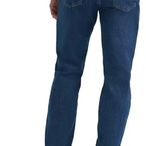 wrangler men’s classic 5 pocket jeans | authentics regular fit flex denim