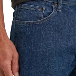 wrangler men’s classic 5 pocket jeans | authentics regular fit flex denim