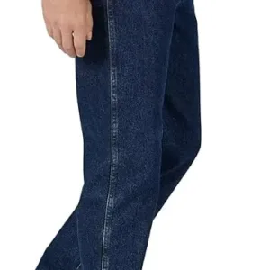 wrangler men’s classic jeans | regular fit 5 pocket cotton denim pants for everyday wear