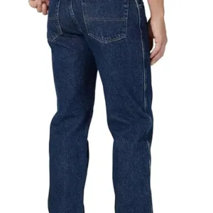 wrangler men’s classic jeans | regular fit 5 pocket cotton denim pants for everyday wear