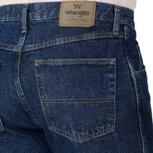wrangler men’s classic jeans | regular fit 5 pocket cotton denim pants for everyday wear