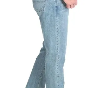 wrangler men’s comfort flex jeans | classic regular fit durable denim