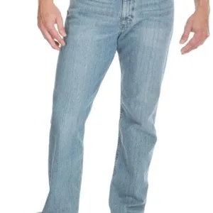 Wrangler Men’s Comfort Flex Jeans – Classic Regular Fit Durable Denim Pants designed with stretch fabric for flexibility, comfort, and everyday casual style
