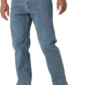 Wrangler Men’s Comfort Flex Waist Jeans – Relaxed Fit Stretch Denim Pants with Durable Fabric, Designed for Comfort, Flexibility, and Everyday Casual Wear