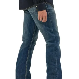 wrangler men’s retro slim fit jeans | boot cut denim pants for casual & western style