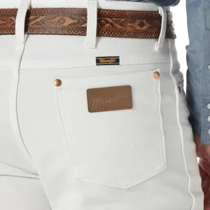 wrangler men’s slim fit cowboy cut jeans | durable rigid western denim