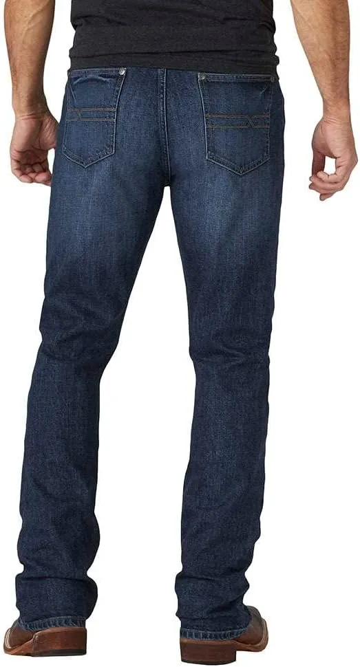 Wrangler Men’s Vintage Bootcut Jeans – Classic Western Style Denim Pants with Durable Fabric, Designed for Comfort, Everyday Wear, and Timeless Cowboy Fashion