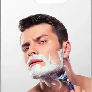 XoYo Fogless Shower Mirror, large anti-fog wall hanging bathroom mirror for shaving and grooming, durable fog-free design, ideal for home shower use