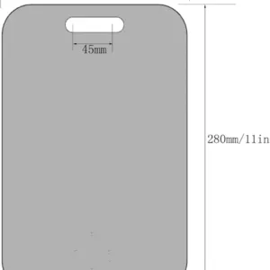 xoyo fogless shower mirror – large anti fog wall hanging