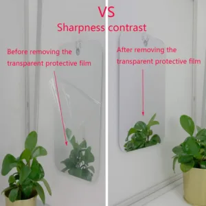 xoyo fogless shower mirror – large anti fog wall hanging