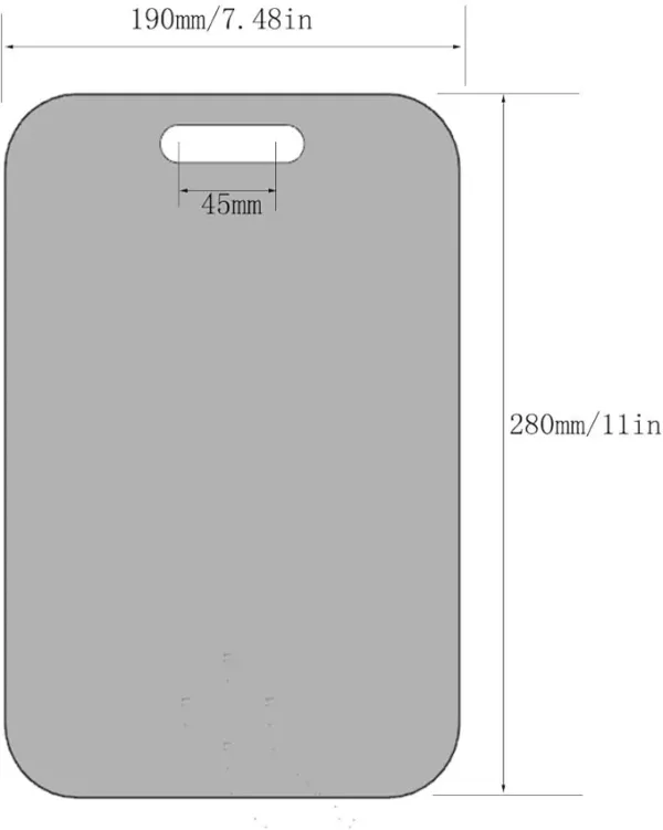 xoyo fogless shower mirror – large anti fog wall hanging