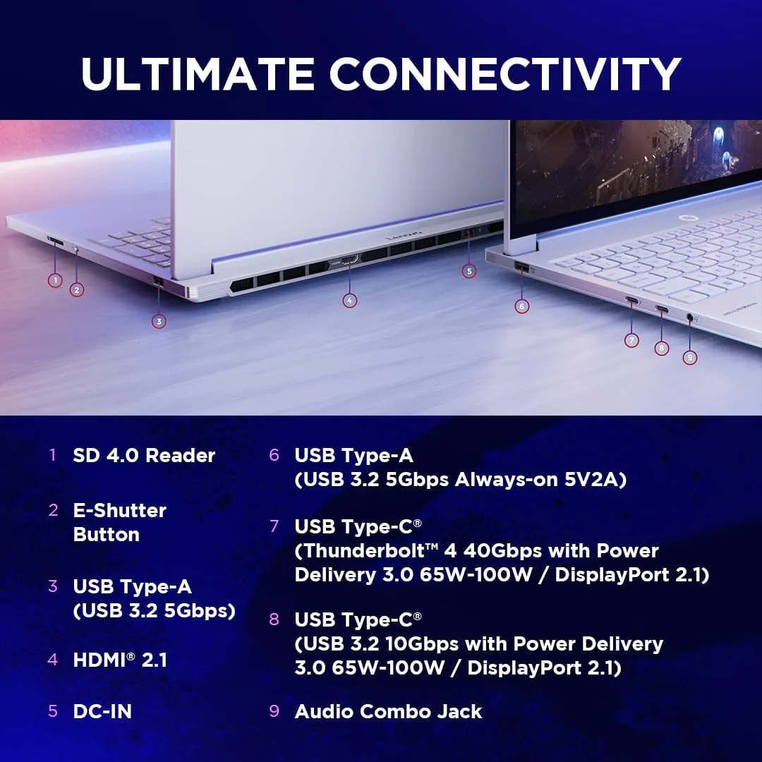 lenovo legion 7 ai gaming laptop 16"