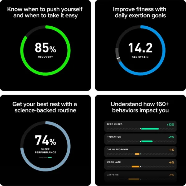 whoop health and fitness wearable