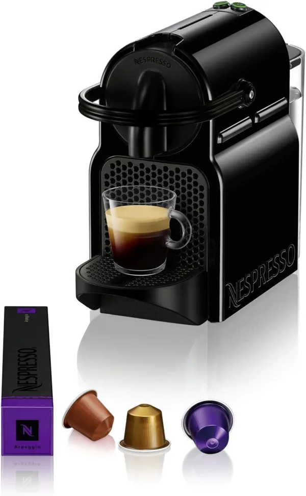 nespresso inissia black coffee machine