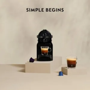 nespresso inissia black coffee machine