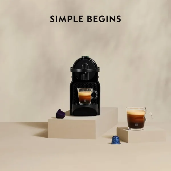 nespresso inissia black coffee machine