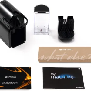nespresso inissia black coffee machine