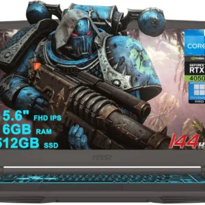 msi thin 15 gaming laptop 15.6" fhd ips 144hz