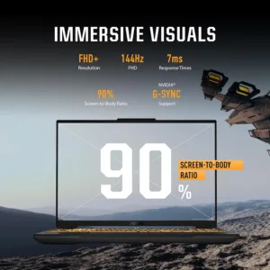 asus tuf gaming f16 gaming laptop, 16” fhd+ 144hz ips