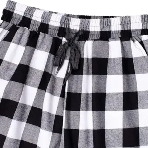 alimens & gentle men’s flannel pajama pants – plaid cotton sleepwear bottoms