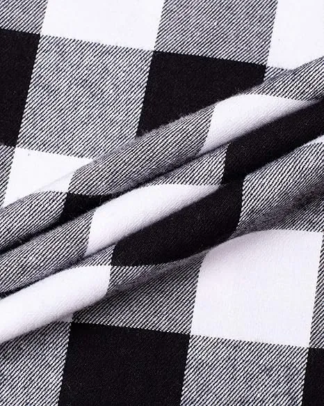 alimens & gentle men’s flannel pajama pants – plaid cotton sleepwear bottoms