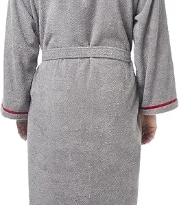 arus men’s hooded bathrobe – full length turkish cotton classic robe
