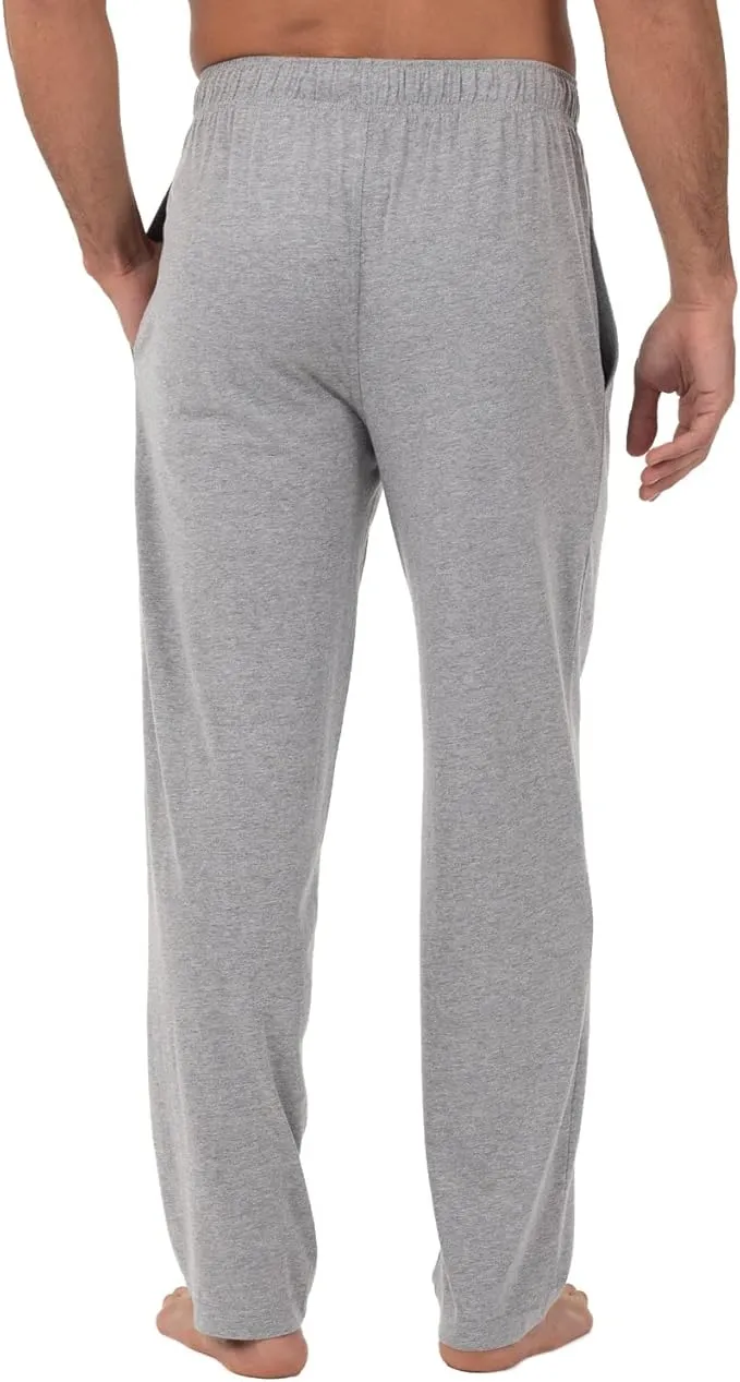 men’s jersey knit sleep pants – comfortable pajama bottoms
