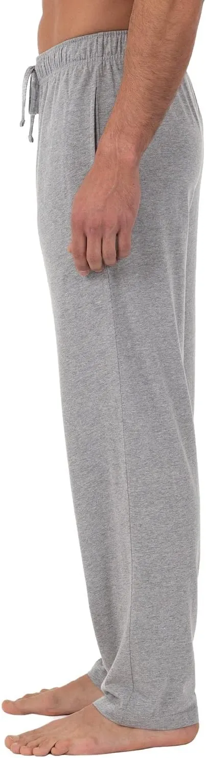 men’s jersey knit sleep pants – comfortable pajama bottoms