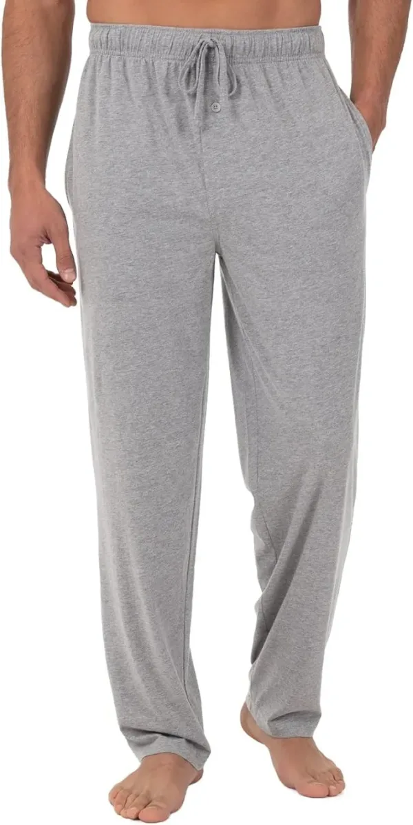 Men’s Jersey Knit Sleep Pants – soft, breathable pajama bottoms made with lightweight fabric for nightwear, lounging, and daily comfort at home or travel.