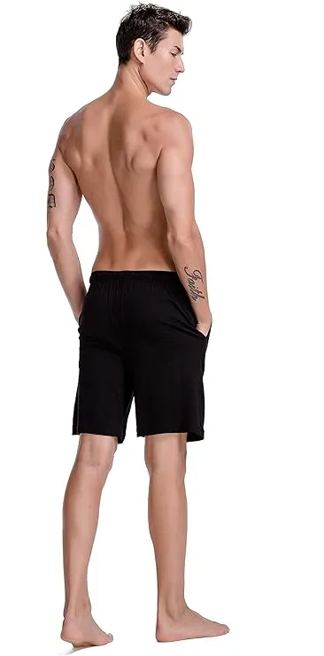 cyz men’s pajama shorts – comfortable cotton sleep & lounge bottoms